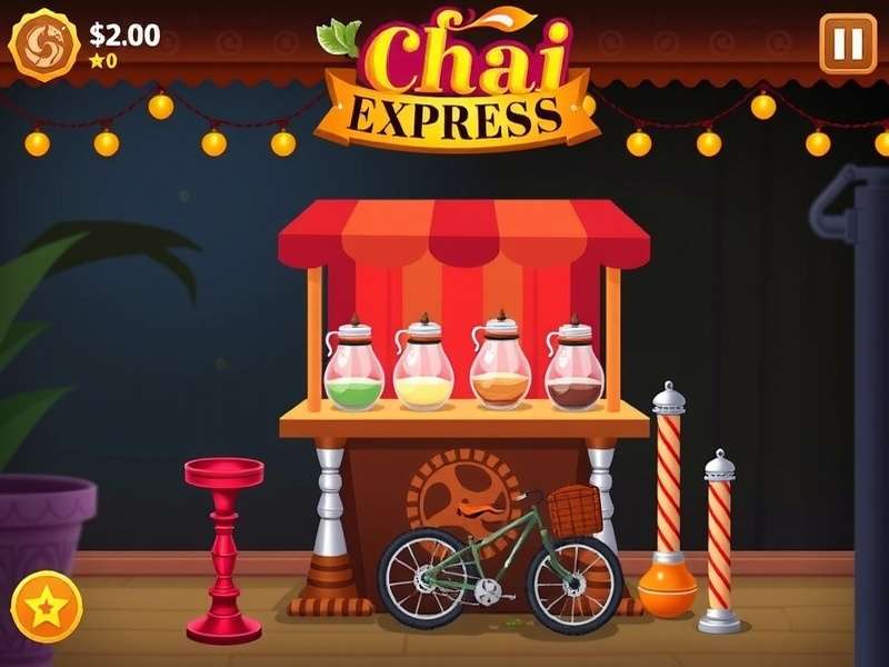 Chai Express Tea Stand Setup